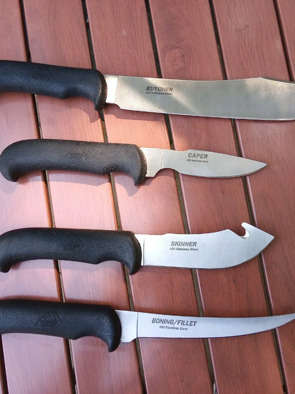GRIP Outdoor Field Dressing Kit Hunting Knife Set w/ Saw & Game Shears Hard Case